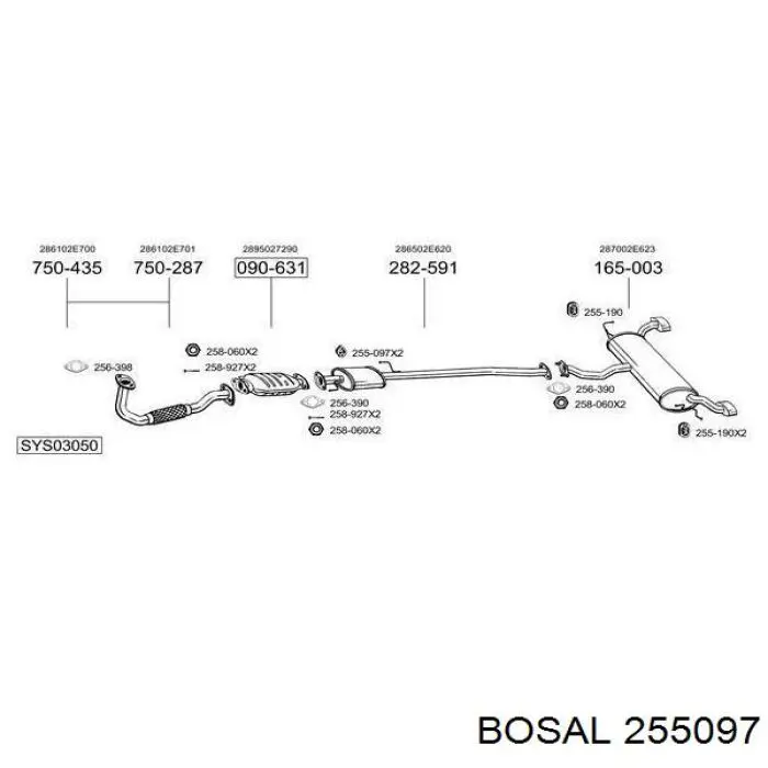 Подушка крепления глушителя Hyundai/Kia 2876829010 цена, от 3.25 USD
