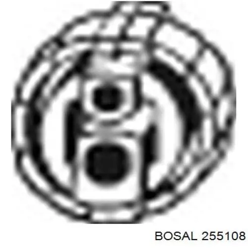 255108 Bosal подушка крепления глушителя