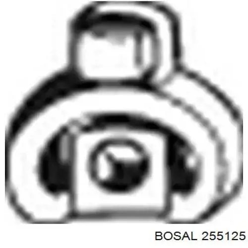 Подушка глушителя 255125 Bosal