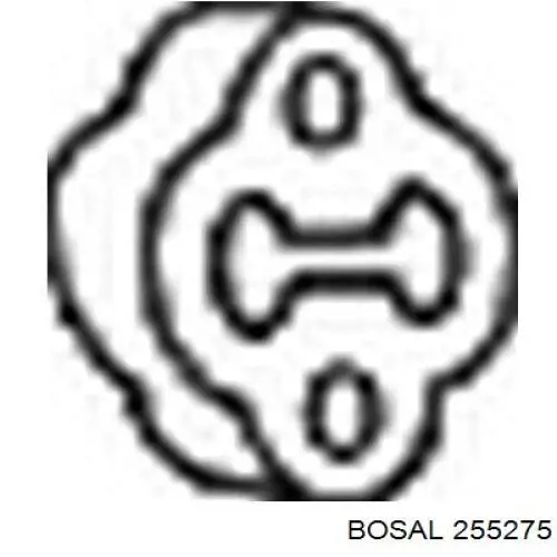255275 Bosal подушка крепления глушителя