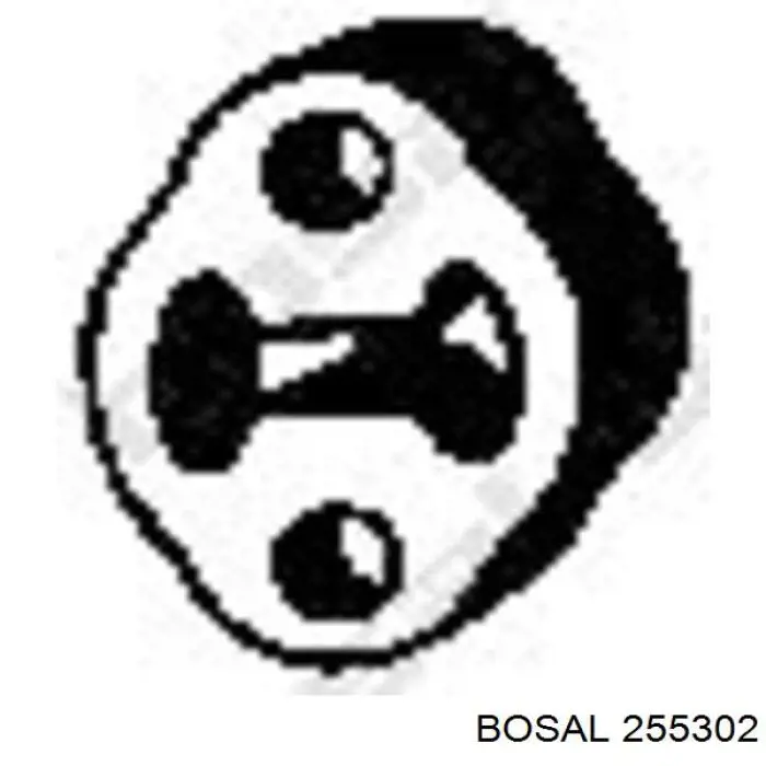 Подушка крепления глушителя Bosal 255302