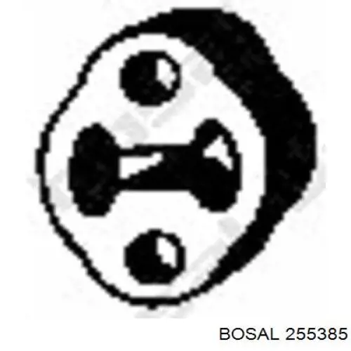 255385 Bosal подушка крепления глушителя