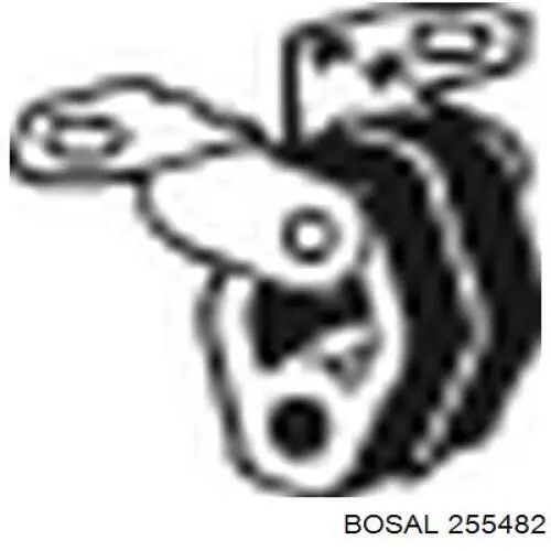 255-482 Bosal подушка глушителя