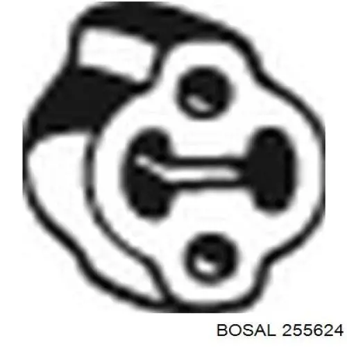 255624 Bosal подушка крепления глушителя