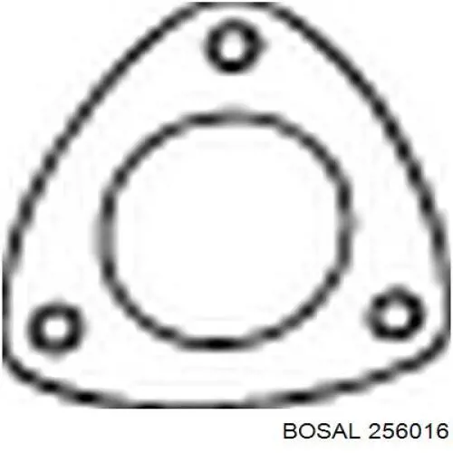 256016 Bosal прокладка приемной трубы глушителя