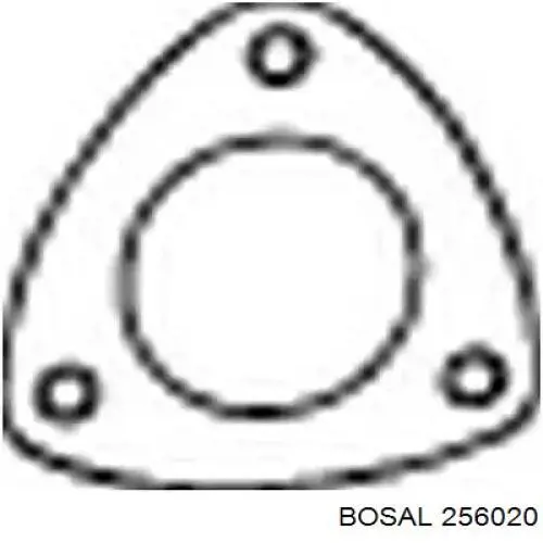 256020 Bosal прокладка приемной трубы глушителя