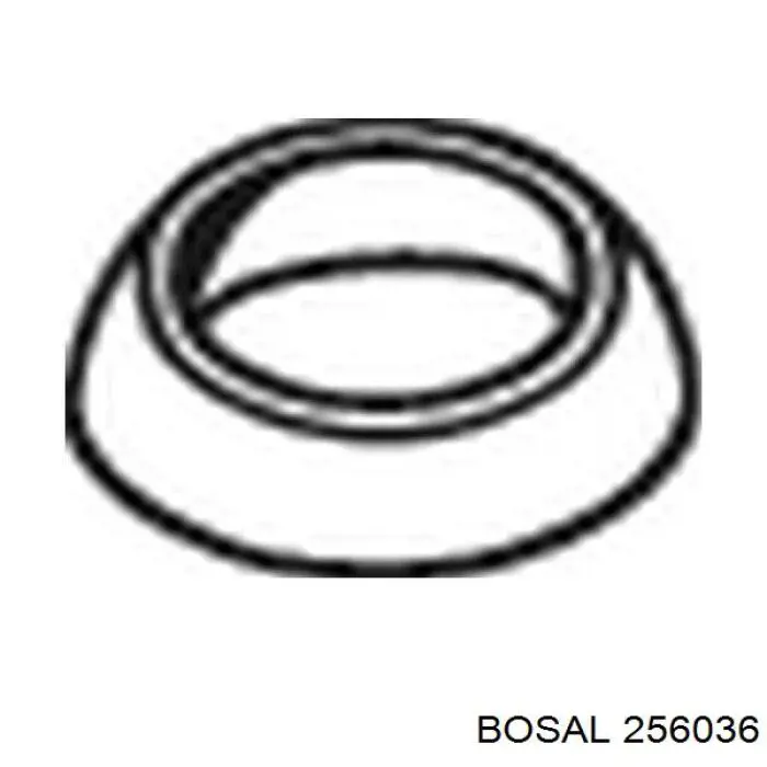 Кольцо приемной трубы глушителя уплотнительное Bosal 256036 цена, от 2.27 USD