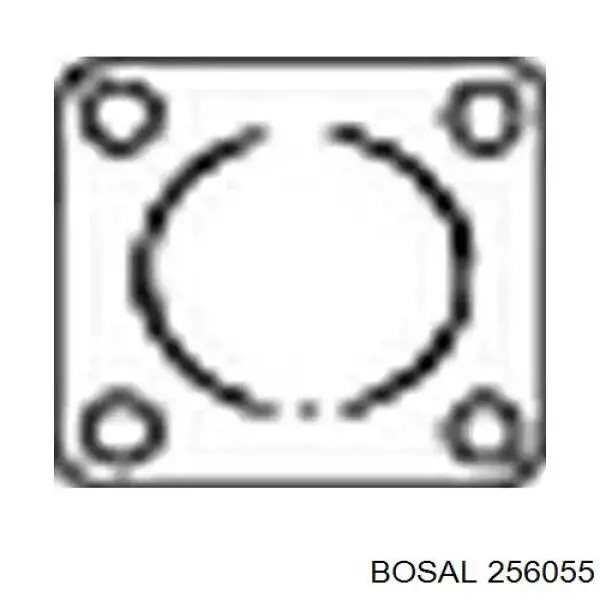 256055 Bosal прокладка приемной трубы глушителя