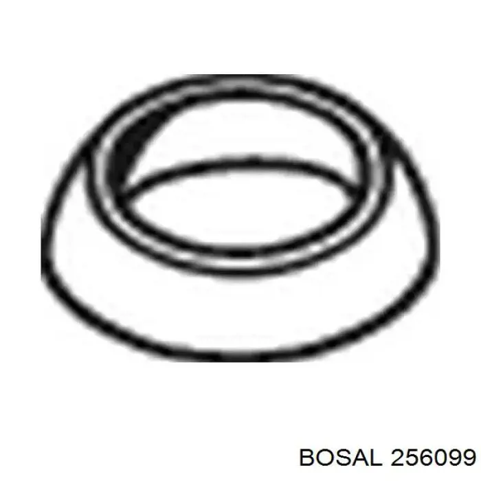 Кольцо приемной трубы глушителя на Toyota Corolla E12U