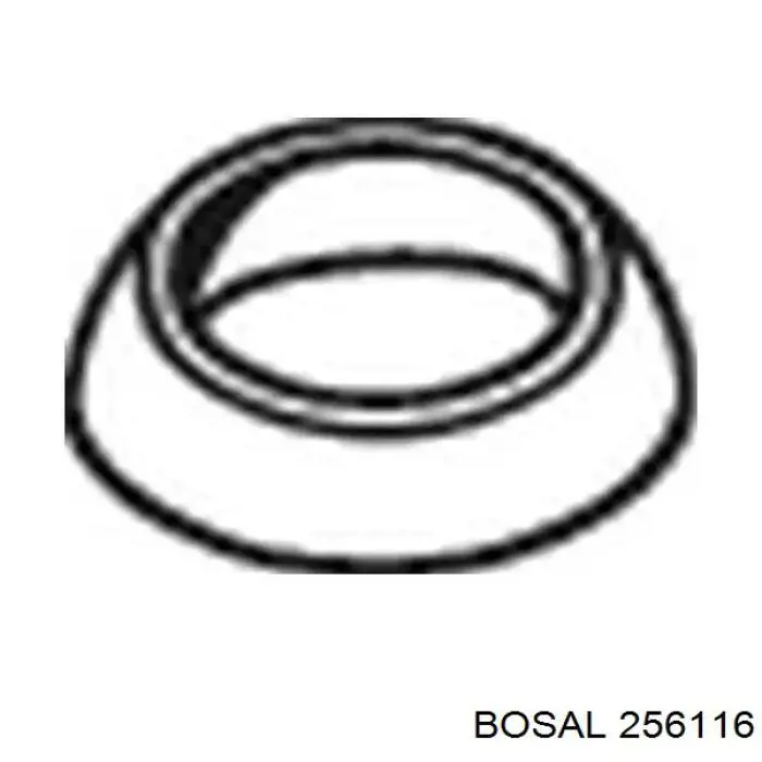 256116 Bosal прокладка приемной трубы глушителя