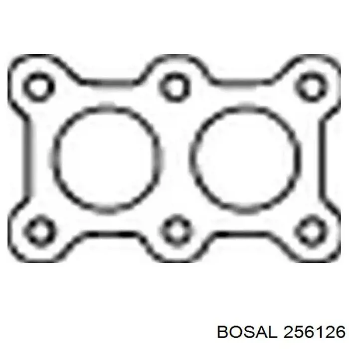 256126 Bosal прокладка приемной трубы глушителя