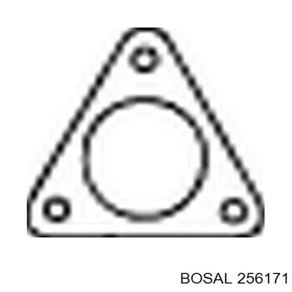 256171 Bosal прокладка приемной трубы глушителя