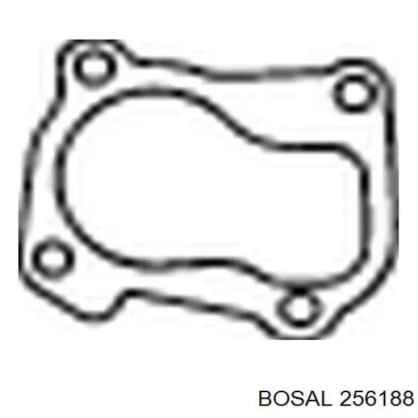 256188 Bosal прокладка приемной трубы глушителя