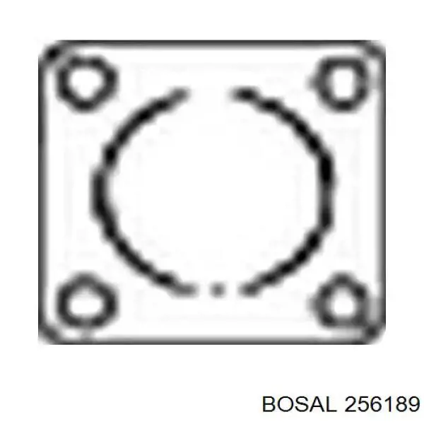 Прокладка глушителя 256189 Bosal
