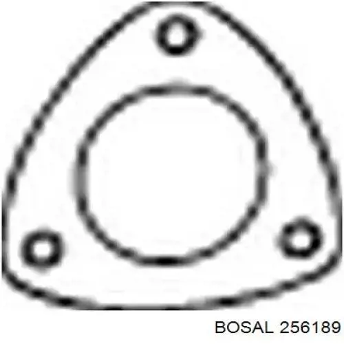 256189 Bosal прокладка приемной трубы глушителя