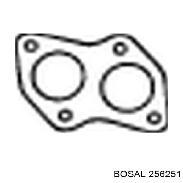 256251 Bosal прокладка приемной трубы глушителя