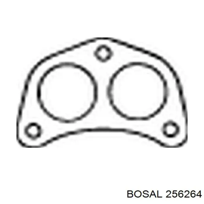 256-264 Bosal прокладка приемной трубы глушителя