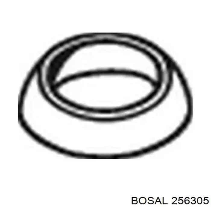 256305 Bosal прокладка приемной трубы глушителя