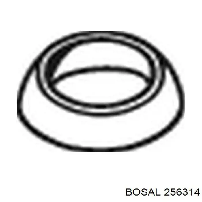 256314 Bosal кольцо приемной трубы глушителя