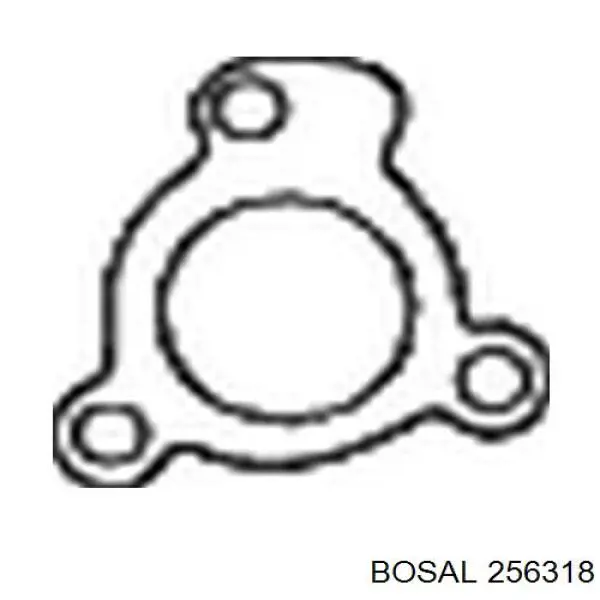 256318 Bosal прокладка приемной трубы глушителя