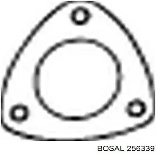 256339 Bosal прокладка приемной трубы глушителя