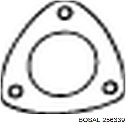 Прокладка прийомної труби глушника 256339 Bosal