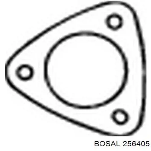 256.405 Bosal прокладка приемной трубы глушителя