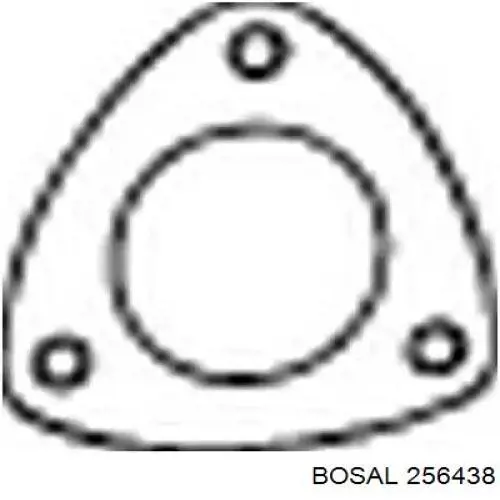 256438 Bosal прокладка приемной трубы глушителя