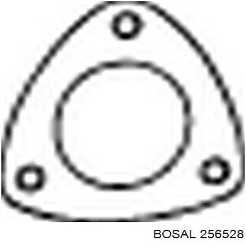 256528 Bosal прокладка приемной трубы глушителя