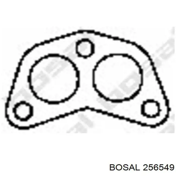 256-549 Bosal прокладка приемной трубы глушителя