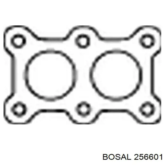 256601 Bosal прокладка приемной трубы глушителя