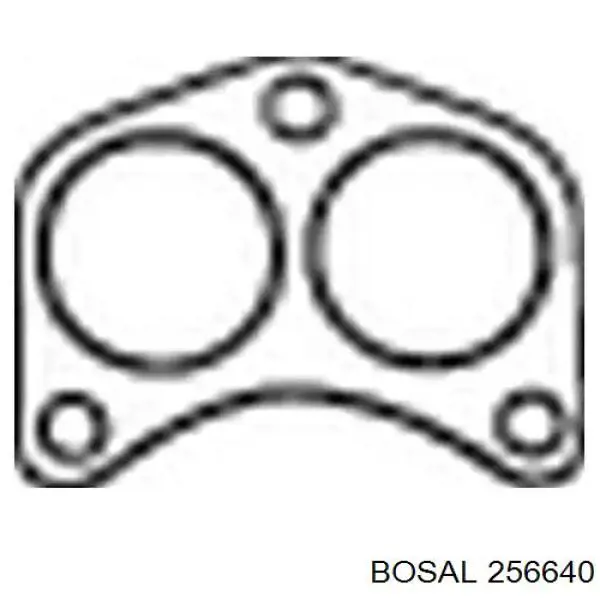 256640 Bosal прокладка приемной трубы глушителя