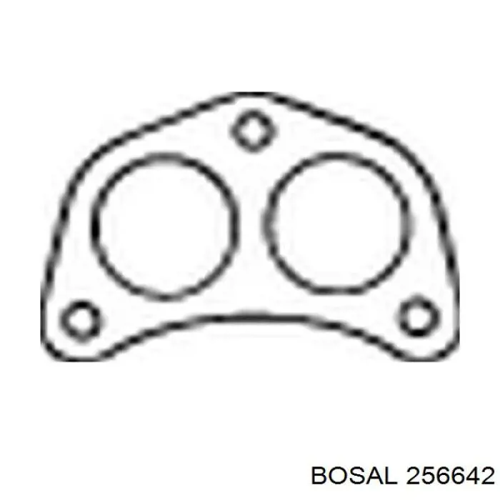 256642 Bosal прокладка приемной трубы глушителя