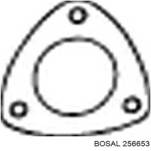 256653 Bosal прокладка приемной трубы глушителя