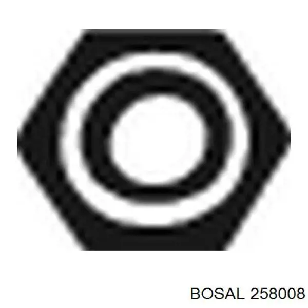 Гайка крепления приемной трубы глушителя (штанов) Bosal 258008