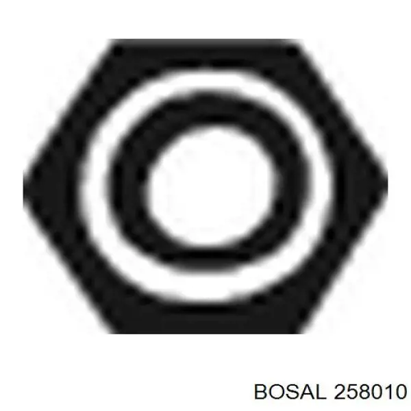 Гайка выпускного коллектора Bosal 258010 цена, от 1.58 USD