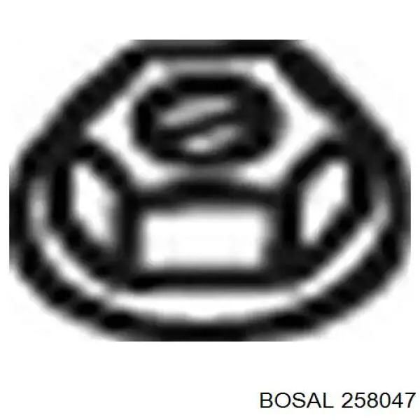Гайка крепления приемной трубы глушителя (штанов) Bosal 258047