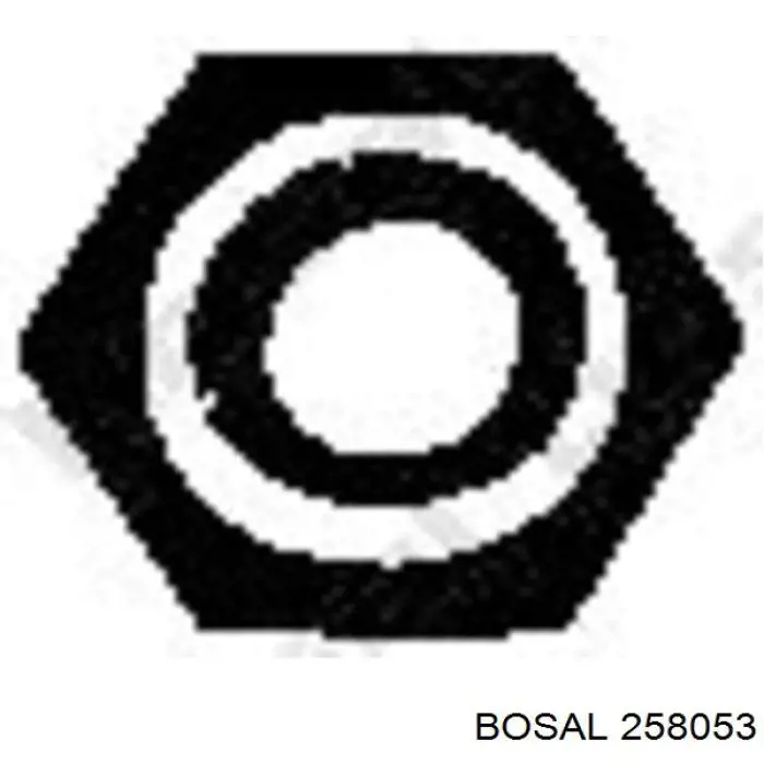 Болт (гайка) крепежа Bosal 258053