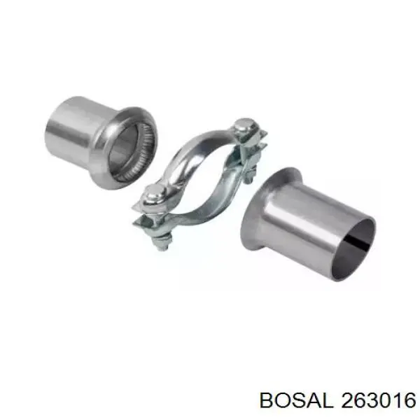 263-016 Bosal труба выхлопная, от катализатора до глушителя