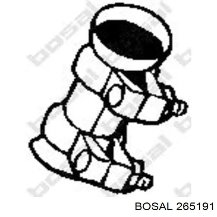 004865 FA1 Хомут глушителя задний