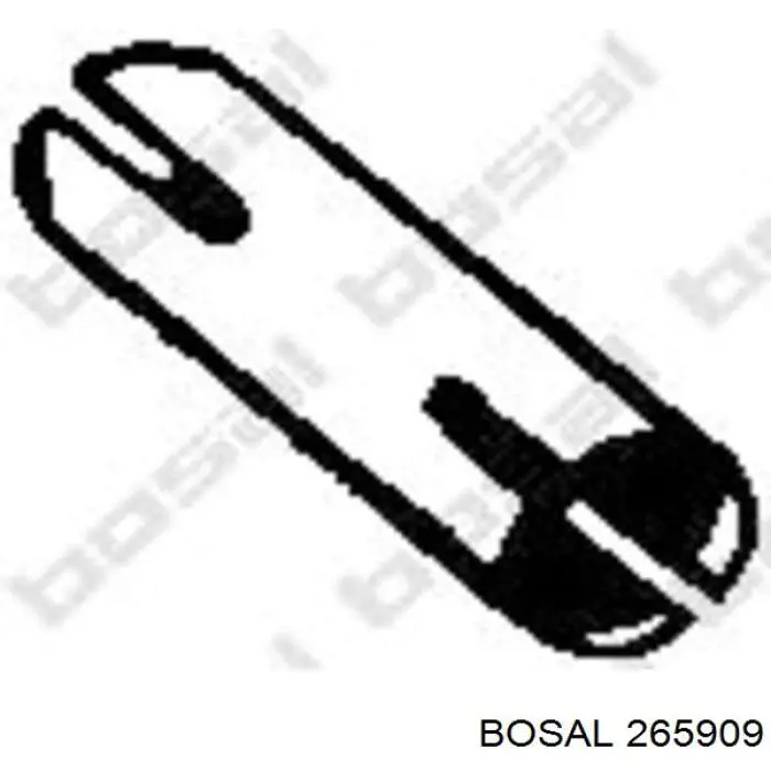 265-909 Bosal хомут глушителя передний