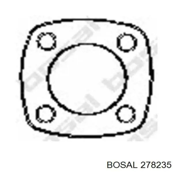 Купить 278235 Bosal Глушитель задний