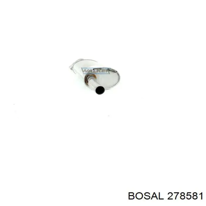 278-581 Bosal глушитель, задняя часть