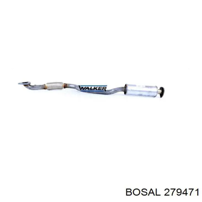 BS 850-237 Bosal глушитель, передняя часть