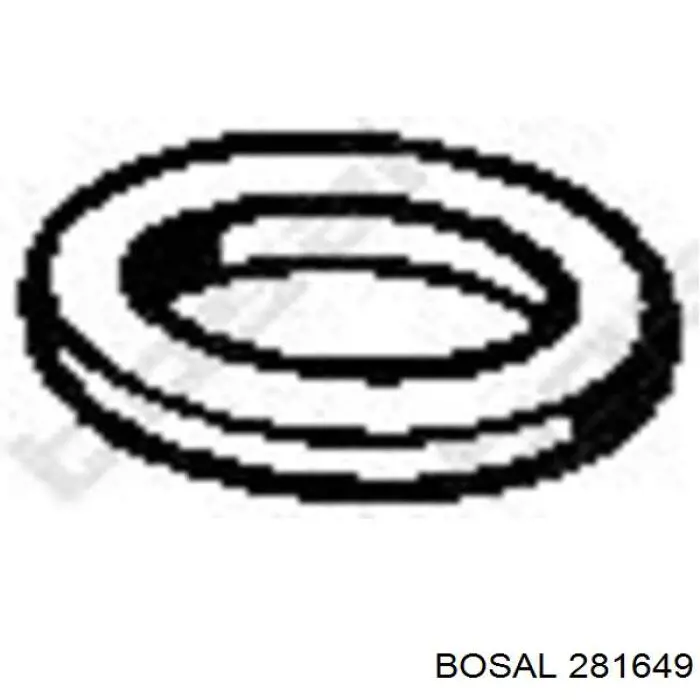 Передняя часть глушителя 281649 Bosal