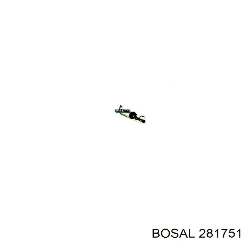 Средний глушитель Bosal 281751