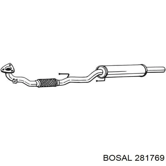 Купить 281769 Bosal Выхлоп центральный