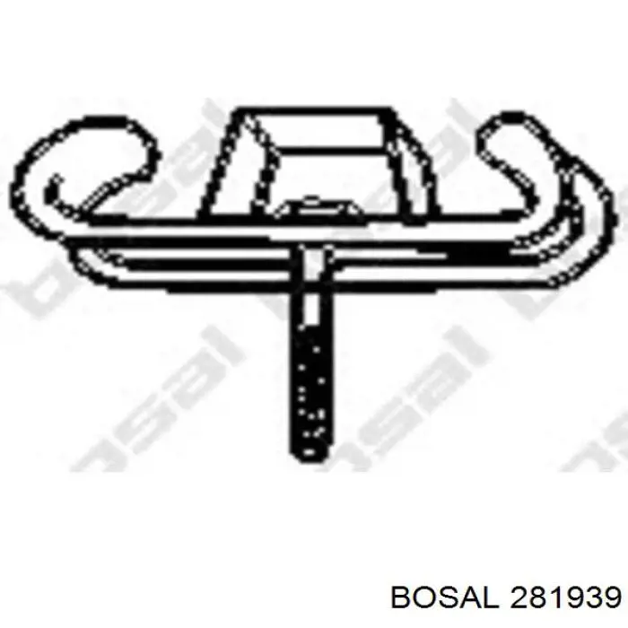 281939 Bosal Глушитель центральный