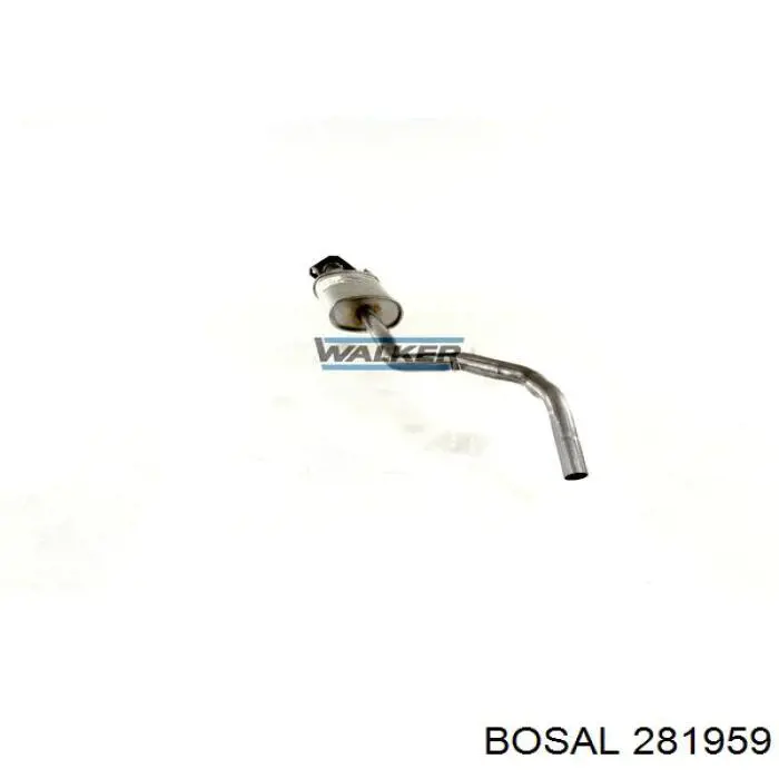 Глушитель, центральная часть Bosal 281959 цена, от 83.71 USD