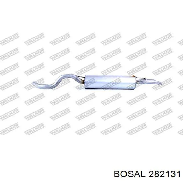 282-131 Bosal глушитель, задняя часть